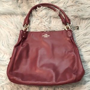 Vintage Coach Leather Shoulder Bag